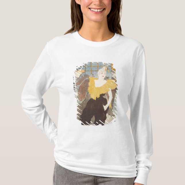 Henri de Toulouse-Lautrec | The Clownesse in the R T-Shirt (Front)