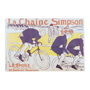 Henri de Toulouse-Lautrec The Simpson Chain, 189 Placemat