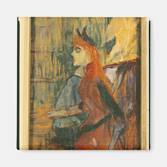 Henri de Toulouse-Lautrec | The Singing Lesson, 18 Magnet (Front)