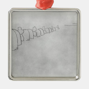 Henri de Toulouse-Lautrec Theory of Elephants, 1 Metal Ornament