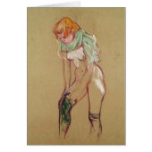 Henri de Toulouse-Lautrec | Woman Pulling Up her S (Front)