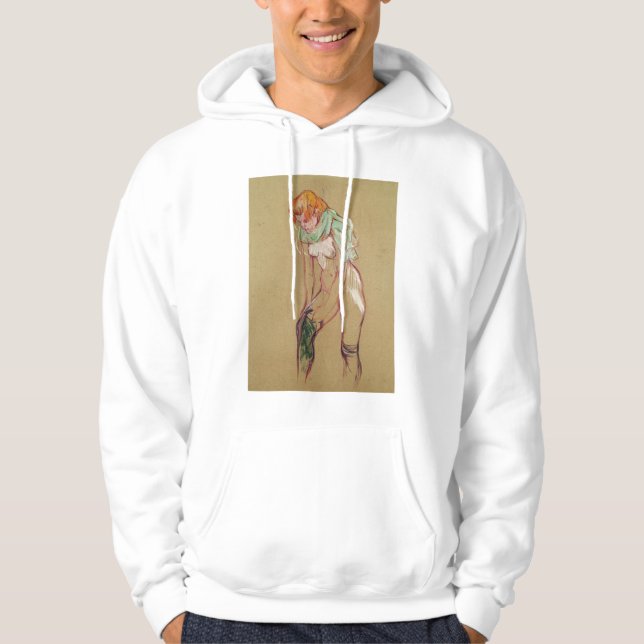 Henri de Toulouse-Lautrec | Woman Pulling Up her S Hoodie (Front)