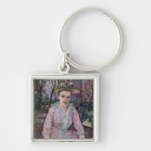 Henri de Toulouse-Lautrec Woman with an Umbrella Keychain