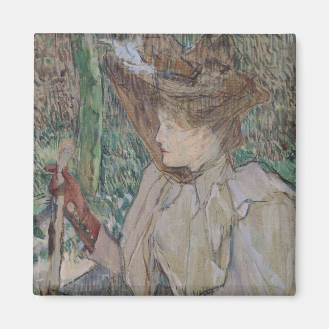 Henri de Toulouse-Lautrec | Woman with Gloves, 189 Magnet (Front)