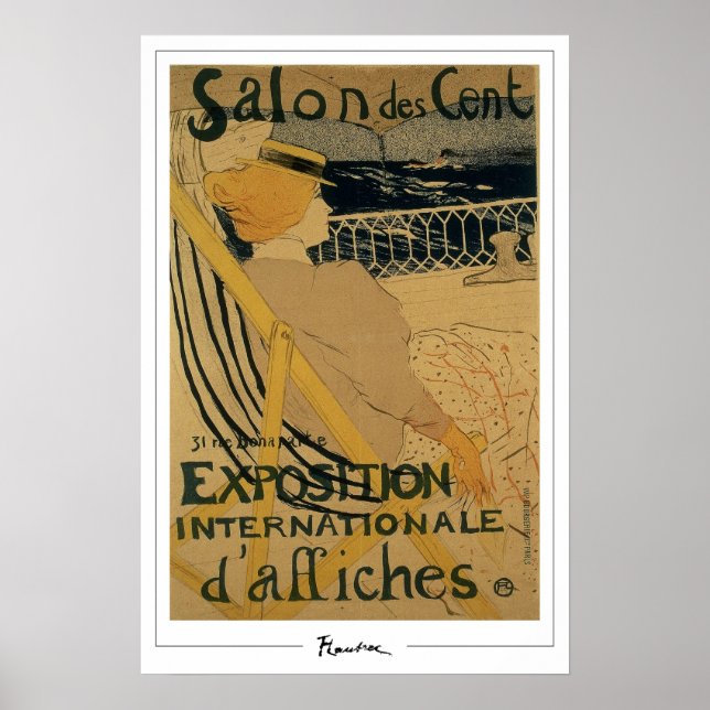Henri de Toulouse-Lautrec Zedign Art Poster #129 (Front)