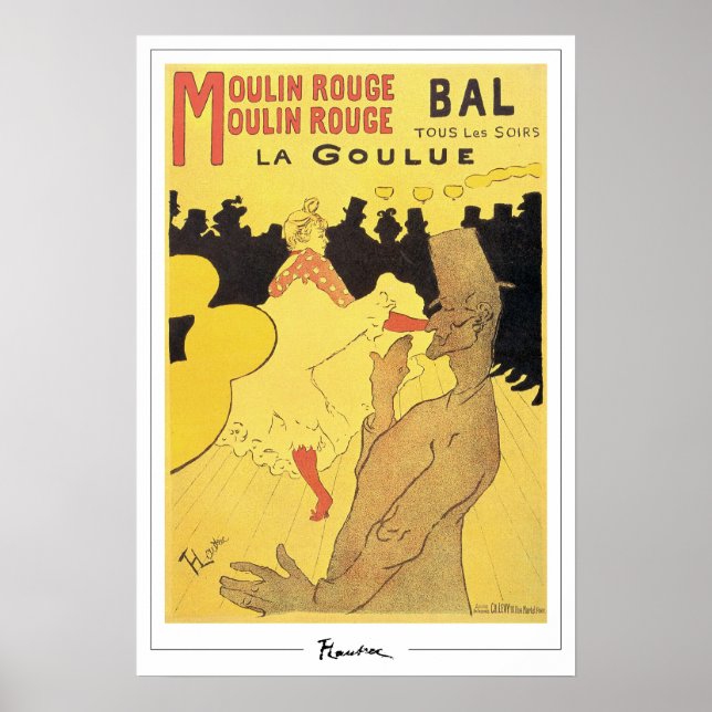 Henri de Toulouse-Lautrec Zedign Art Poster #409 (Front)