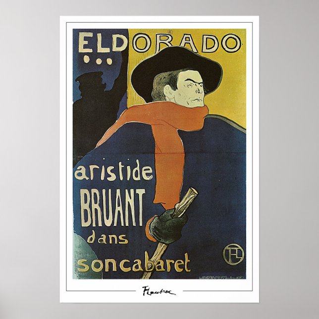 Henri de Toulouse-Lautrec Zedign Art Poster #421 (Front)