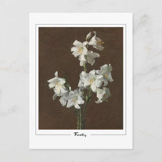 Henri Fantin-Latour #162 - Fine Art Postcard (Front)