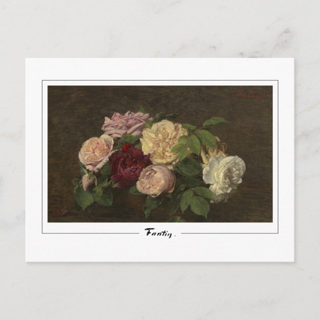 Henri Fantin-Latour #374 - Fine Art Postcard (Front)