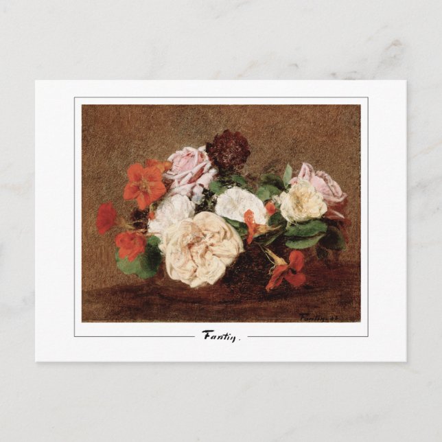Henri Fantin-Latour #494 - Fine Art Postcard (Front)