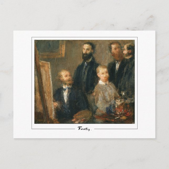 Henri Fantin-Latour #5 - Fine Art Postcard (Front)