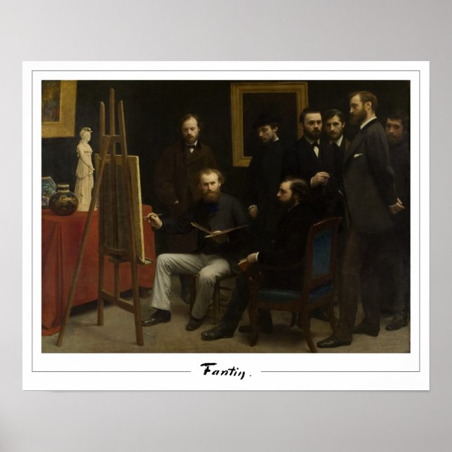 Henri Fantin-Latour Zedign Art Poster #293 (Front)