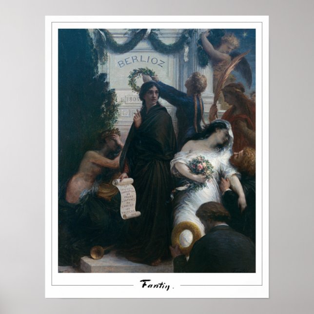 Henri Fantin-Latour Zedign Art Poster #4 (Front)