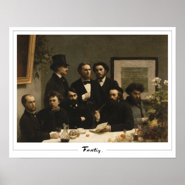 Henri Fantin-Latour Zedign Art Poster #522 (Front)