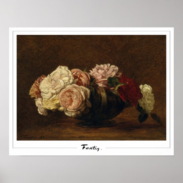 Henri Fantin-Latour Zedign Art Poster #92 (Front)