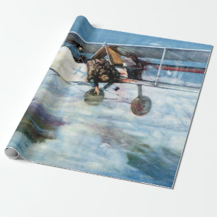 Henri Farré Captain Fequant returns On His Shield Wrapping Paper