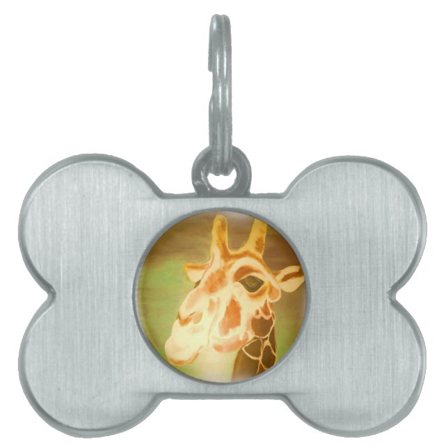 Henri Giraffe Pet ID Tag (Front)