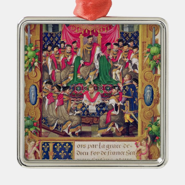 Henri II Metal Ornament (Front)