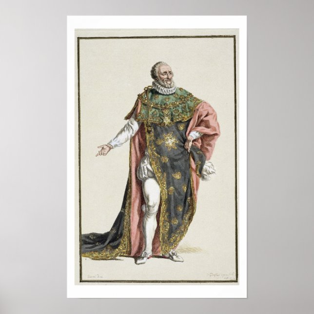 Henri IV (1553-1610) King of France, from 'Receuil Poster (Front)