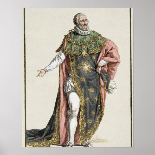 Henri IV (1553-1610) King of France, from 'Receuil Poster (Front)