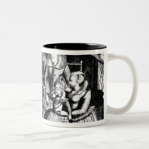 Henri IV  King of France with his Family Two_Tone Coffee Mug
