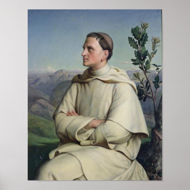 Henri Lacordaire  at Sorreze, 1847 Poster (Front)