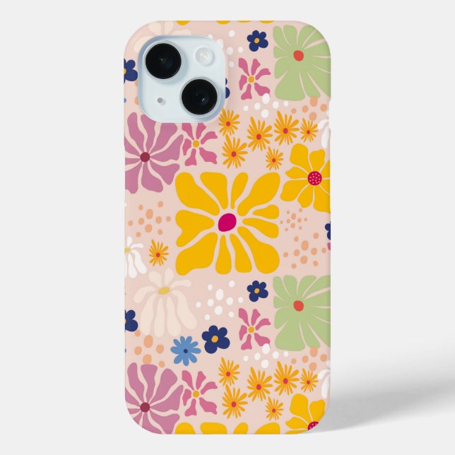 Henri Matisse Floral Inspired Seamless Pattern Case-Mate iPhone Case (Back)