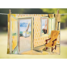 Henri Matisse Open Door, Yellow Coastal Cottage