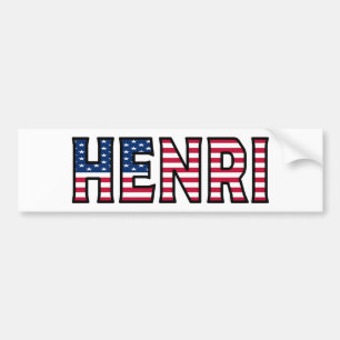Henri Name Vorname USA Aufkleber Sticker Auto