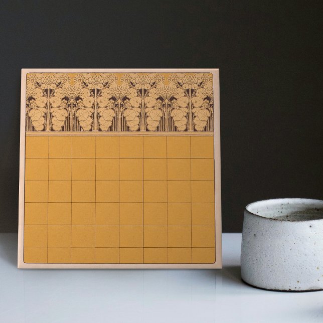 Henri Privat-Livemont Wall Decor Art Nouveau Ceramic Tile (Creator Uploaded)