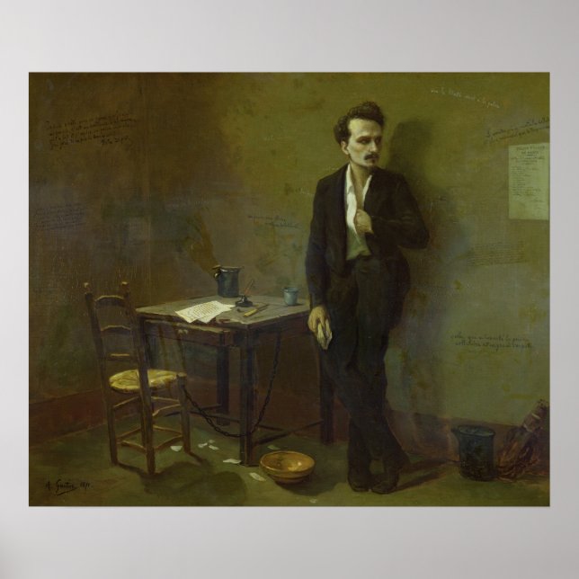 Henri Rochefort in Mazas Prison, 1871 Poster (Front)