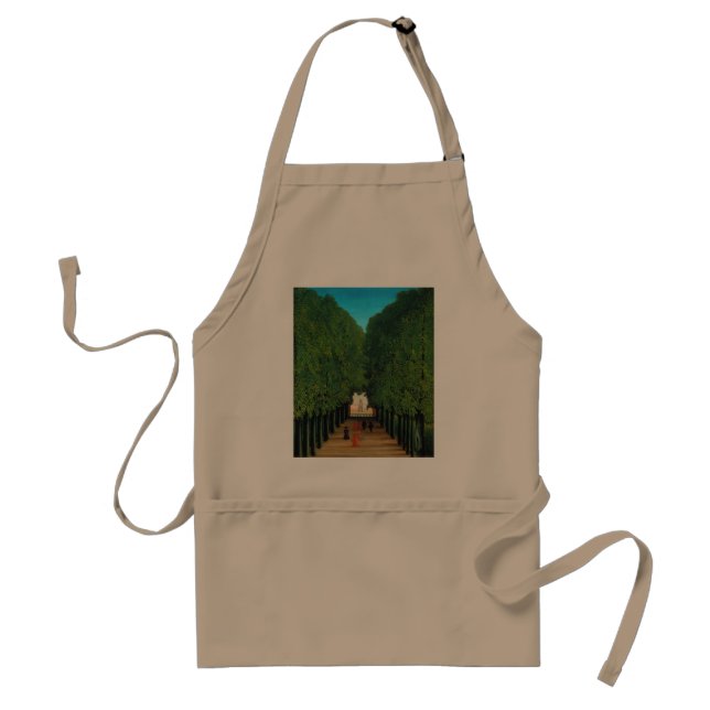 Henri Rousseau, Avenue in the Park at Saint Cloud Adult Apron (Front)