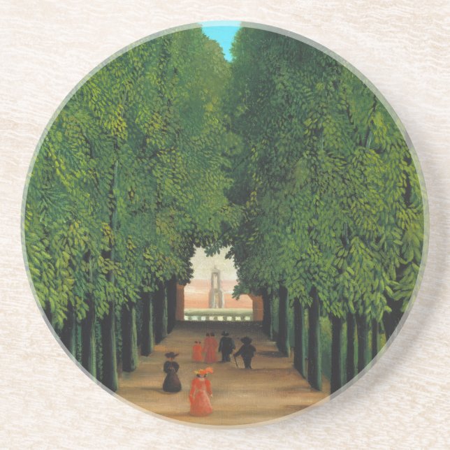 Henri Rousseau, Avenue in the Park at Saint Cloud Coaster (Front)