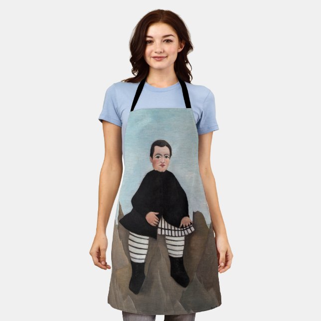 Henri Rousseau - Boy on the Rocks Apron (Worn)