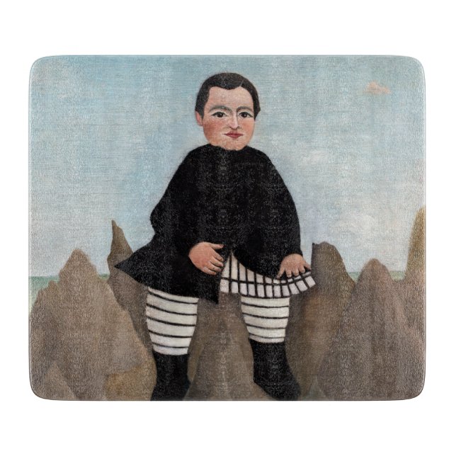 Henri Rousseau - Boy on the Rocks Cutting Board (Front)