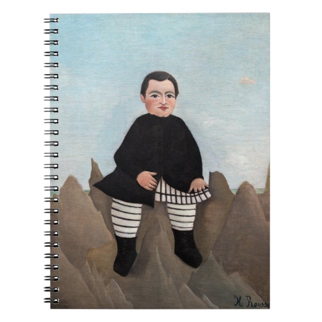 Henri Rousseau - Boy on the Rocks Notebook (Front)