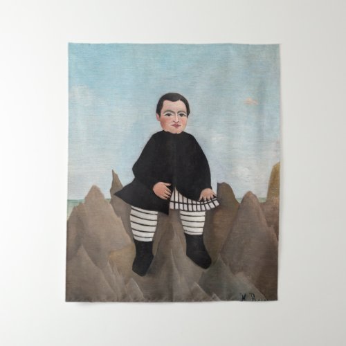 Henri Rousseau _ Boy on the Rocks Tapestry