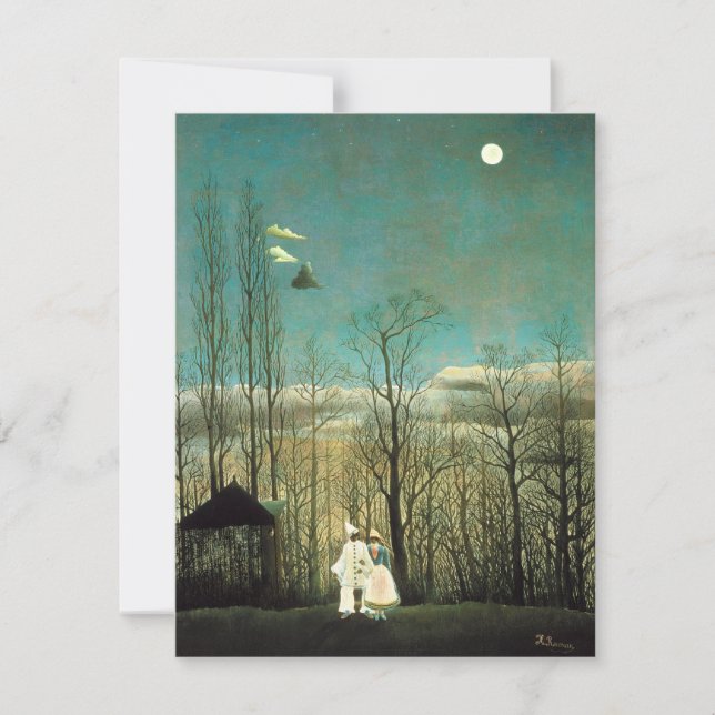 Henri Rousseau Carnival Evening Invitations (Front)