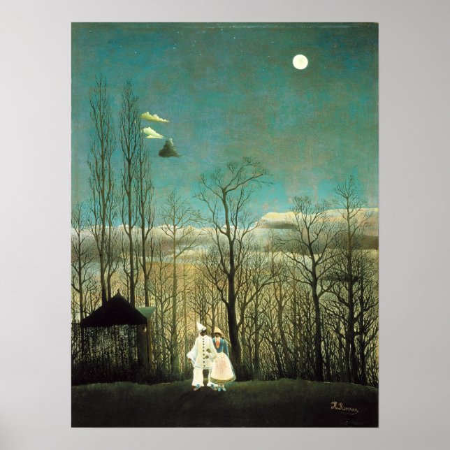 Henri Rousseau Carnival Evening Poster (Front)