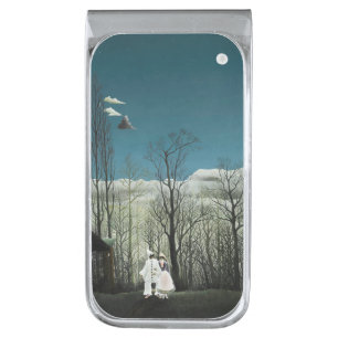 Henri Rousseau - Carnival Evening Silver Finish Money Clip