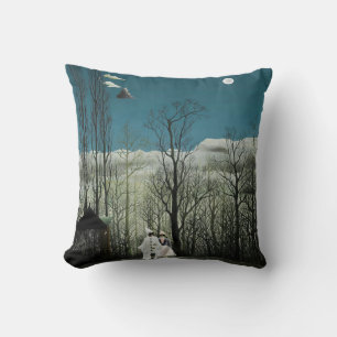 Henri Rousseau - Carnival Evening Throw Pillow