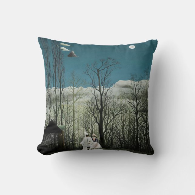 Henri Rousseau - Carnival Evening Throw Pillow (Front)