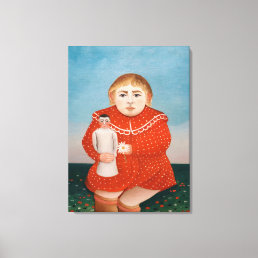 Henri Rousseau - Child with a Doll Canvas Print