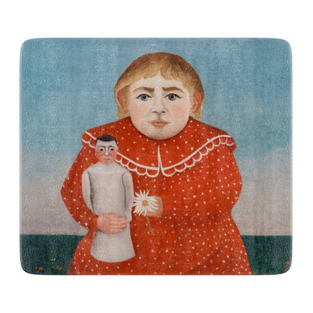 Henri Rousseau - Child with a Doll Cutting Board (Front)