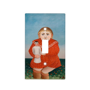 Henri Rousseau - Child with a Doll Light Switch Cover