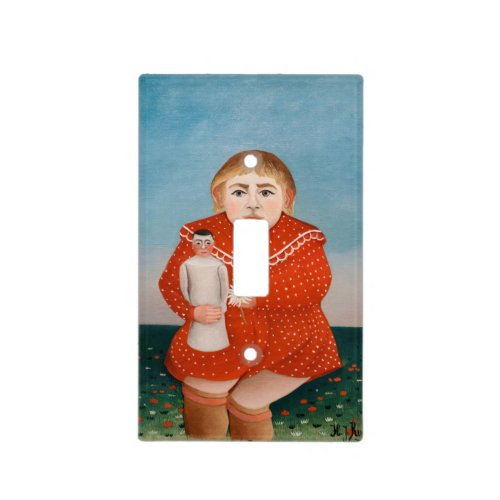 Henri Rousseau _ Child with a Doll Light Switch Cover