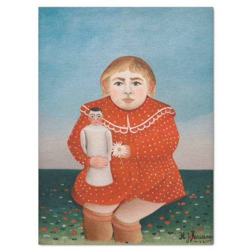 Henri Rousseau _ Child with a Doll Tissue Paper