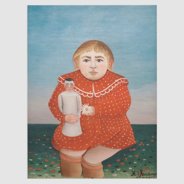 Henri Rousseau - Child with a Doll Tissue Paper (Creator Uploaded)