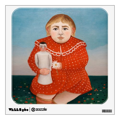 Henri Rousseau _ Child with a Doll Wall Decal