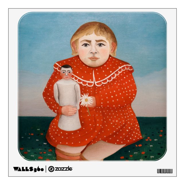 Henri Rousseau - Child with a Doll Wall Decal (Front)
